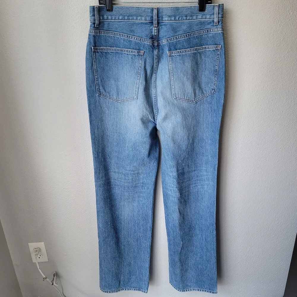 NWT Doen Laurent Wide Leg Ultra High Rise Jean, Size 31, Color Vilaine Wash - Picture 6 of 11